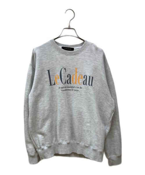 LOUNIE（ルーニー）LOUNIE (ルーニー) 裏毛プルオーバー グレー サイズ:FREEの古着・服飾アイテム