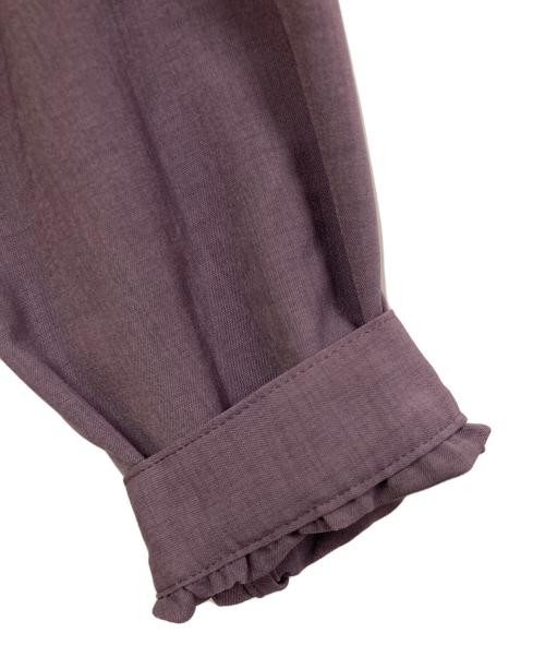 UNITED TOKYO（ユナイテッドトーキョー）UNITED TOKYO (ユナイテッドトーキョー) ケープカラーブラウス パープルの古着・服飾アイテム