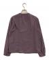 UNITED TOKYO (ユナイテッドトーキョー) ケープカラーブラウス パープル：4000円