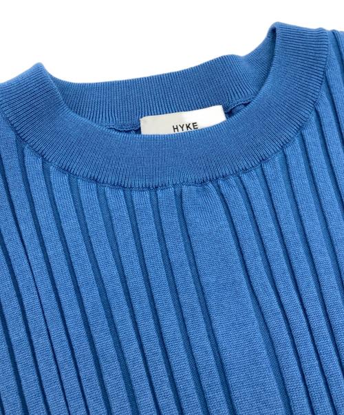 HYKE（ハイク）HYKE (ハイク) WIDE RIBBED CROPPED VEST ブルー サイズ:-の古着・服飾アイテム