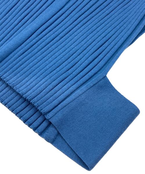 HYKE（ハイク）HYKE (ハイク) WIDE RIBBED CROPPED VEST ブルー サイズ:-の古着・服飾アイテム