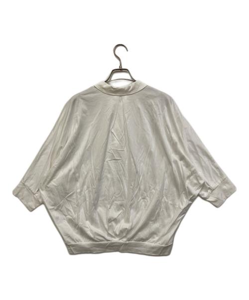 mizuiro-ind（ミズイロインド）mizuiro-ind (ミズイロインド) コクーンポロプルオーバー ホワイト サイズ:FREEの古着・服飾アイテム