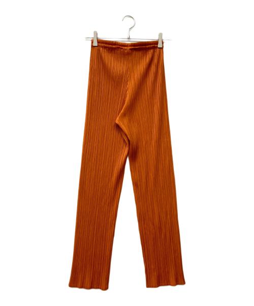 PLEATS PLEASE（プリーツプリーズ）PLEATS PLEASE (プリーツプリーズ) プリーツパンツ オレンジ サイズ:2の古着・服飾アイテム