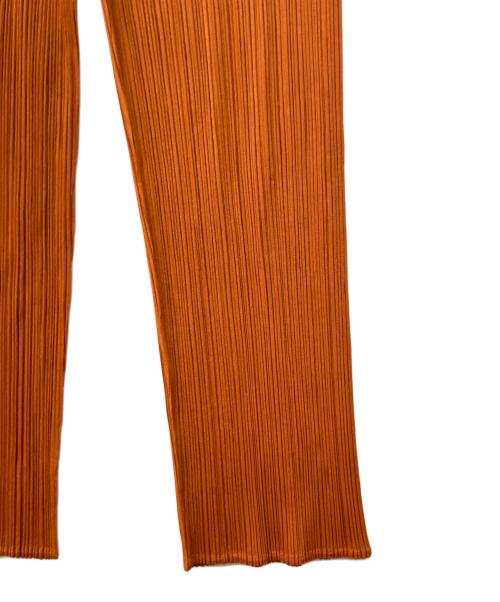PLEATS PLEASE（プリーツプリーズ）PLEATS PLEASE (プリーツプリーズ) プリーツパンツ オレンジ サイズ:2の古着・服飾アイテム