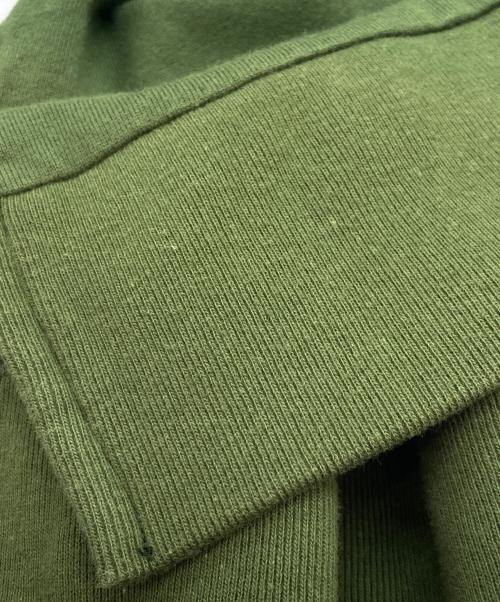 nagonstans（ナゴンスタンス）nagonstans (ナゴンスタンス) Thick Jersey Hoodie pullover グリーン サイズ:Mの古着・服飾アイテム