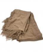 ASAUCE MELERアソースメレ）の古着「大判リネンストール」｜ブラウン