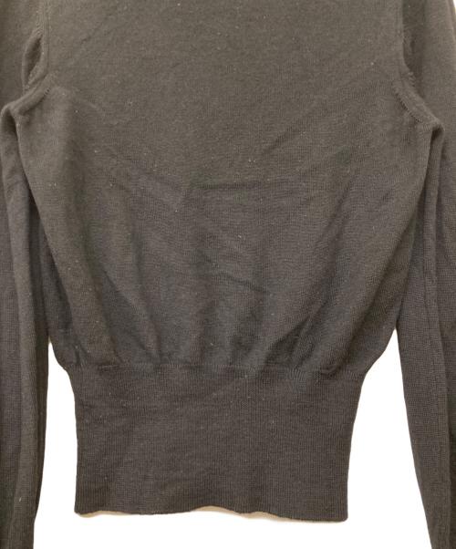 Vivienne Westwood RED LABEL（ヴィヴィアンウエストウッドレッドレーベル）Vivienne Westwood RED LABEL (ヴィヴィアンウエストウッドレッドレーベル) オーブ刺繍コットンクルーネックニットカーディガン ブラック サイズ:Mの古着・服飾アイテム
