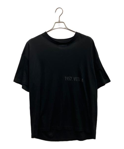 stein（シュタイン）stein (シュタイン) HELVETICA プリントtシャツ ブラック サイズ:Sの古着・服飾アイテム