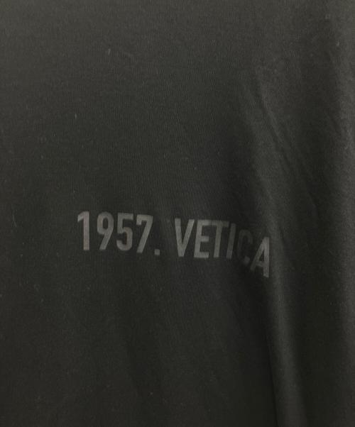 stein（シュタイン）stein (シュタイン) HELVETICA プリントtシャツ ブラック サイズ:Sの古着・服飾アイテム