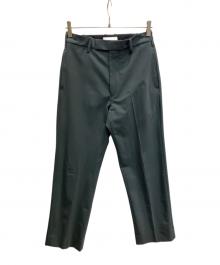 YOKE（ヨーク）の古着「BACK SLIT STRAIGHT PANTS」｜グレー