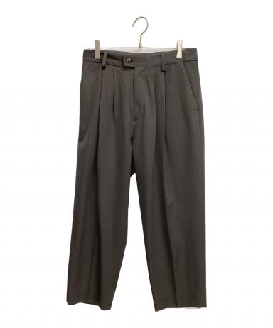 中古・古着通販】stein (シュタイン) WIDE TAPERED TROUSERS ブラウン