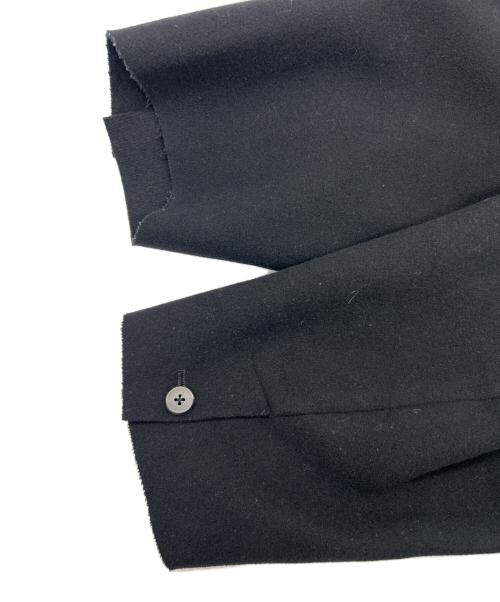 ETHOSENS（エトセンス）ETHOSENS (エトセンス) メルトンロングコート ブラック サイズ:SIZE 1の古着・服飾アイテム