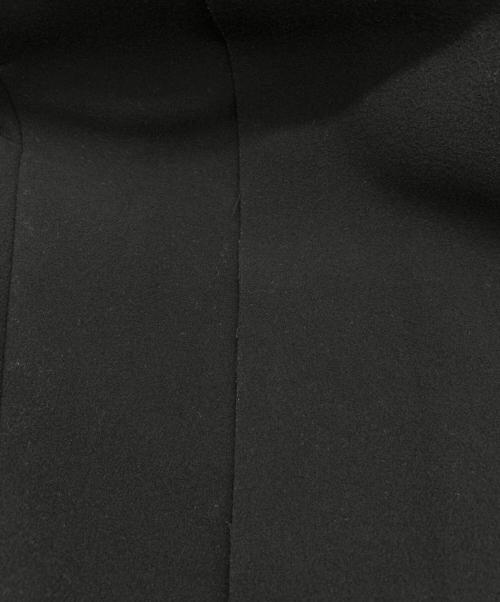 ETHOSENS（エトセンス）ETHOSENS (エトセンス) メルトンロングコート ブラック サイズ:SIZE 1の古着・服飾アイテム