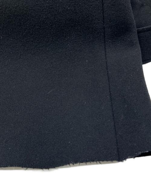 ETHOSENS（エトセンス）ETHOSENS (エトセンス) メルトンロングコート ブラック サイズ:SIZE 1の古着・服飾アイテム