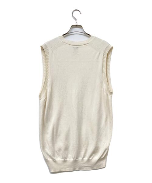 BATONER（バトナ―）BATONER (バトナ―) THE SEAISLAND COTTON V NECK ホワイト サイズ:1の古着・服飾アイテム