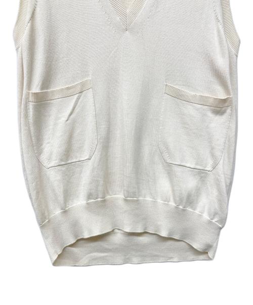 BATONER（バトナ―）BATONER (バトナ―) THE SEAISLAND COTTON V NECK ホワイト サイズ:1の古着・服飾アイテム