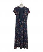 POLO RALPH LAURENポロ・ラルフローレン）の古着「シルクカシュクールワンピース」｜ブラック