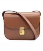 soeurスール）の古着「BELLISSIMA MINI レザーショルダーバッグ」｜ブラウン