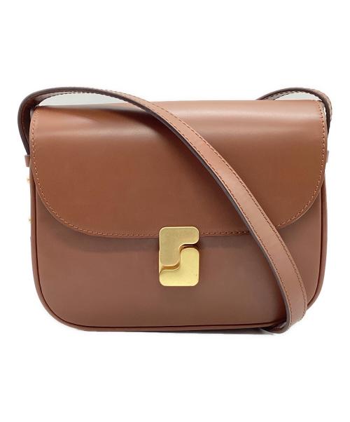 soeur（スール）SOEUR (スール) BELLISSIMA MINI レザーショルダーバッグ ブラウンの古着・服飾アイテム