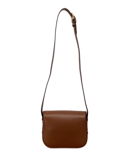 soeur（スール）SOEUR (スール) BELLISSIMA MINI レザーショルダーバッグ ブラウンの古着・服飾アイテム