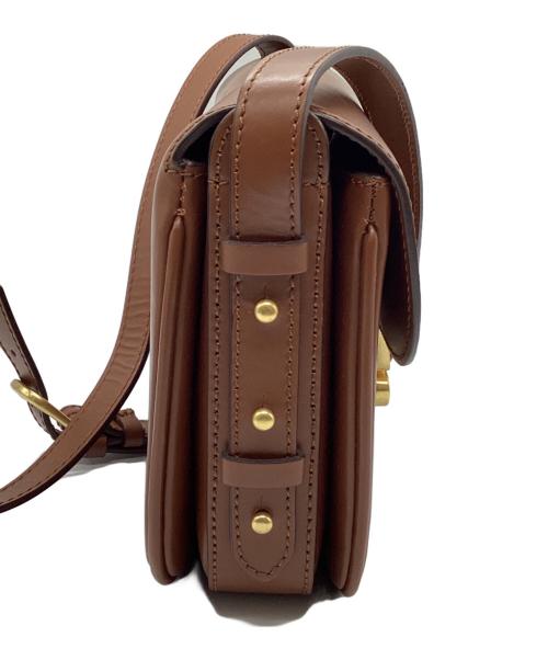soeur（スール）SOEUR (スール) BELLISSIMA MINI レザーショルダーバッグ ブラウンの古着・服飾アイテム
