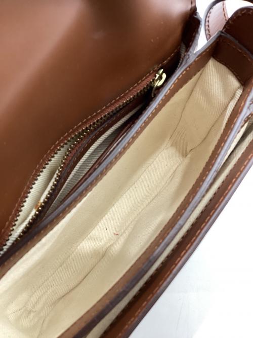 soeur（スール）SOEUR (スール) BELLISSIMA MINI レザーショルダーバッグ ブラウンの古着・服飾アイテム