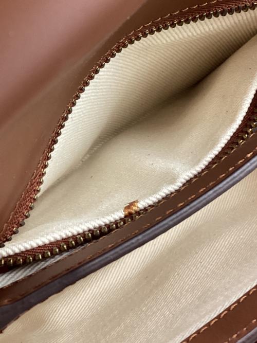 soeur（スール）SOEUR (スール) BELLISSIMA MINI レザーショルダーバッグ ブラウンの古着・服飾アイテム