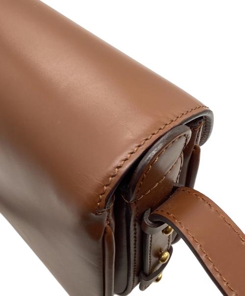 soeur（スール）SOEUR (スール) BELLISSIMA MINI レザーショルダーバッグ ブラウンの古着・服飾アイテム