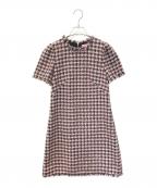 Kate Spadeケイトスペード）の古着「ツイードワンピース」｜ピンク