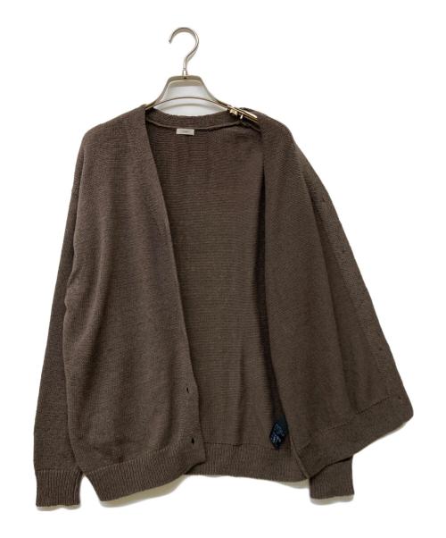 IENA（イエナ）IENA (イエナ) 24SS テープヤーン 2WAYカシュクールカーディガン ブラウン サイズ:-の古着・服飾アイテム