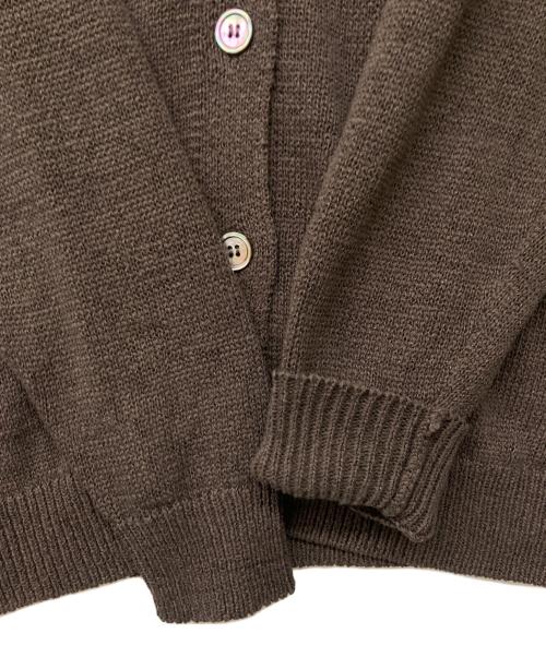IENA（イエナ）IENA (イエナ) 24SS テープヤーン 2WAYカシュクールカーディガン ブラウン サイズ:-の古着・服飾アイテム