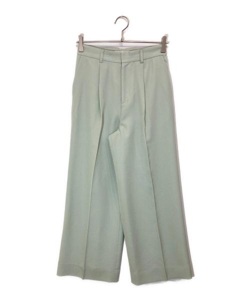 ANAYI（アナイ）ANAYI (アナイ) センタープレスパンツ ミント サイズ:36の古着・服飾アイテム