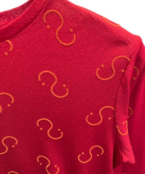 Po/（ポ）Po/ (ポ) Frockey print long-sleeve レッド サイズ:フリー 未使用品の古着・服飾アイテム