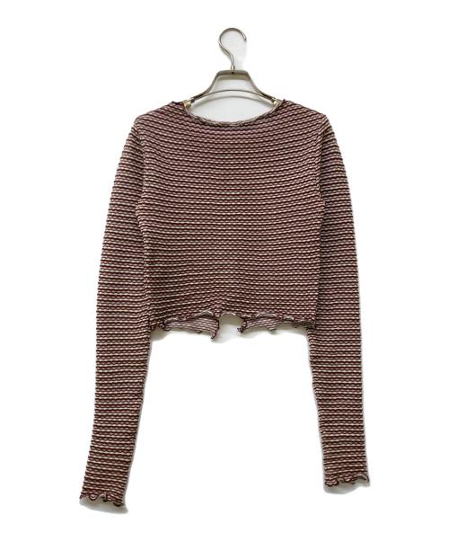 holiday（ホリデー）holiday (ホリデー) MULTI KNIT CARDIGAN マルチカラー サイズ:Freeの古着・服飾アイテム