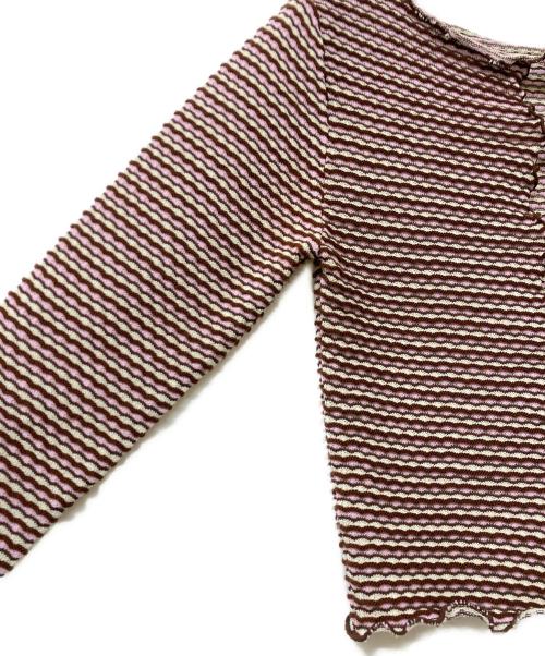 holiday（ホリデー）holiday (ホリデー) MULTI KNIT CARDIGAN マルチカラー サイズ:Freeの古着・服飾アイテム