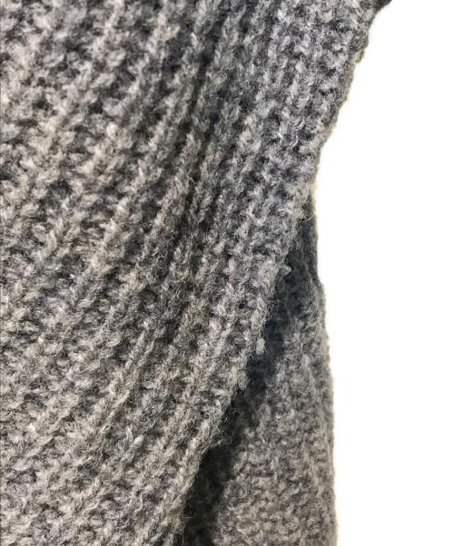 Designers Remix（デザイナーリミックス）DESIGNERS REMIX (デザイナーリミックス) ミドルゲージクルーネックニット グレー サイズ:Freeの古着・服飾アイテム