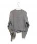 DESIGNERS REMIX (デザイナーリミックス) ミドルゲージクルーネックニット グレー サイズ:Free：5000円