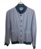 VALSTARヴァルスター）の古着「リネンコットンブルゾン」｜ブルー