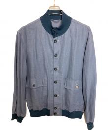 VALSTAR（ヴァルスター）の古着「リネンコットンブルゾン」｜ブルー
