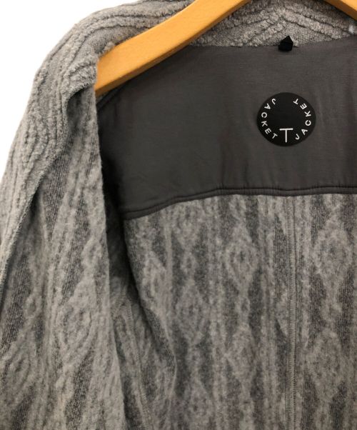 T-JACKET By TONELLO（ティージャケット バイ トネッロ）T-JACKET By TONELLO (ティージャケット バイ トネッロ) ショールカラージャケット グレー サイズ:XLの古着・服飾アイテム