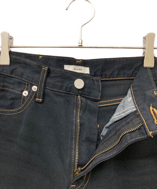 CLANE（クラネ）CLANE (クラネ) THUMB DENIM PANTS ブラックの古着・服飾アイテム