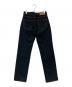 CLANE (クラネ) THUMB DENIM PANTS ブラック：7000円