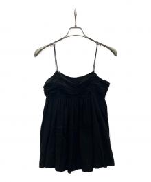 Loungedress（ラウンジドレス）の古着「コットンキャミブラウス」｜ブラック
