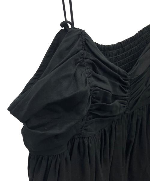 Loungedress（ラウンジドレス）Loungedress (ラウンジドレス) コットンキャミブラウス ブラック サイズ:SIZE Freeの古着・服飾アイテム