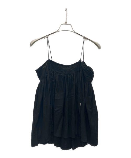 Loungedress（ラウンジドレス）Loungedress (ラウンジドレス) コットンキャミブラウス ブラック サイズ:SIZE Freeの古着・服飾アイテム