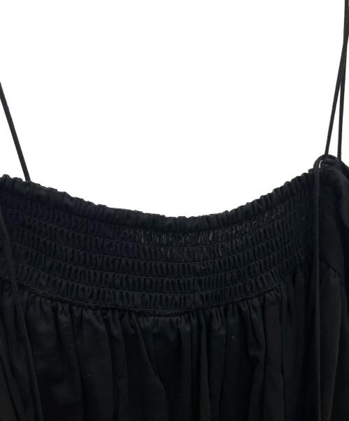 Loungedress（ラウンジドレス）Loungedress (ラウンジドレス) コットンキャミブラウス ブラック サイズ:SIZE Freeの古着・服飾アイテム