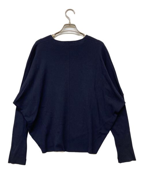 icB（アイシービー）icB (アイシービー) クロスコンビ Vネックプルオーバー ネイビー サイズ:S 未使用品の古着・服飾アイテム