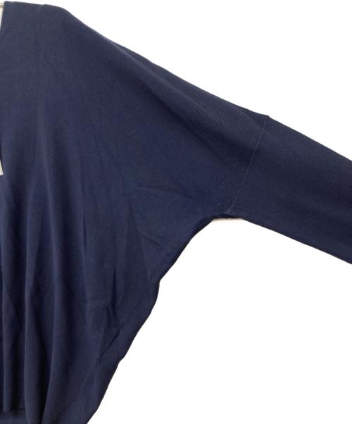 icB（アイシービー）icB (アイシービー) クロスコンビ Vネックプルオーバー ネイビー サイズ:S 未使用品の古着・服飾アイテム