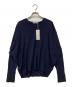 icB（アイシービー）の古着「クロスコンビ Vネックプルオーバー」｜ネイビー