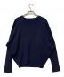 icB (アイシービー) クロスコンビ Vネックプルオーバー ネイビー サイズ:S 未使用品：7000円